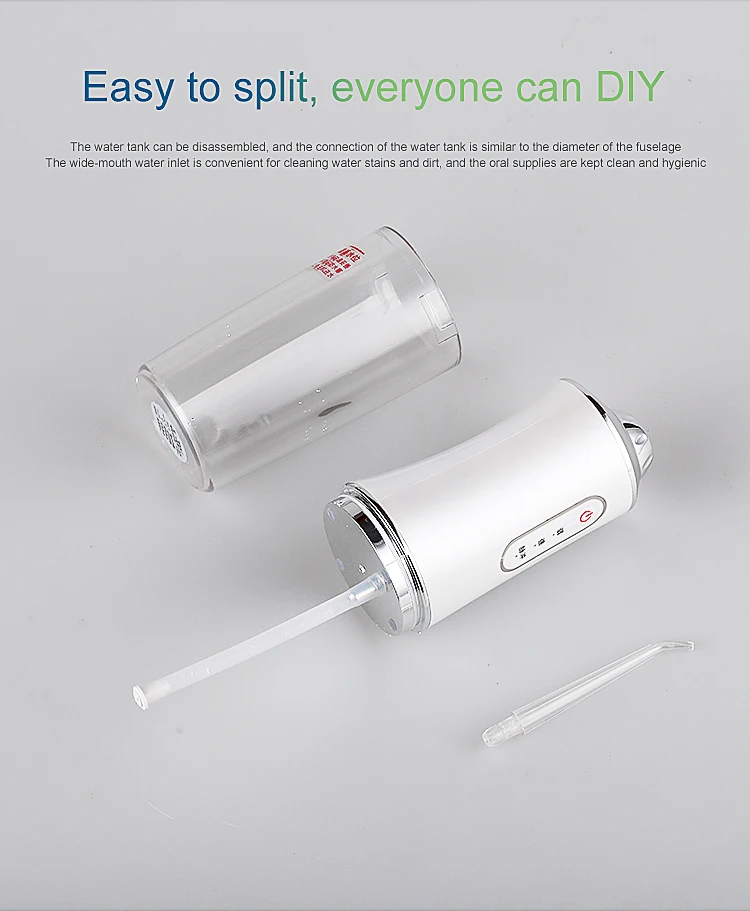 Wh-73  Factory Direct New Products Cordless Water Dental Flosser For Teeth Portable Dental Oral Irrigato