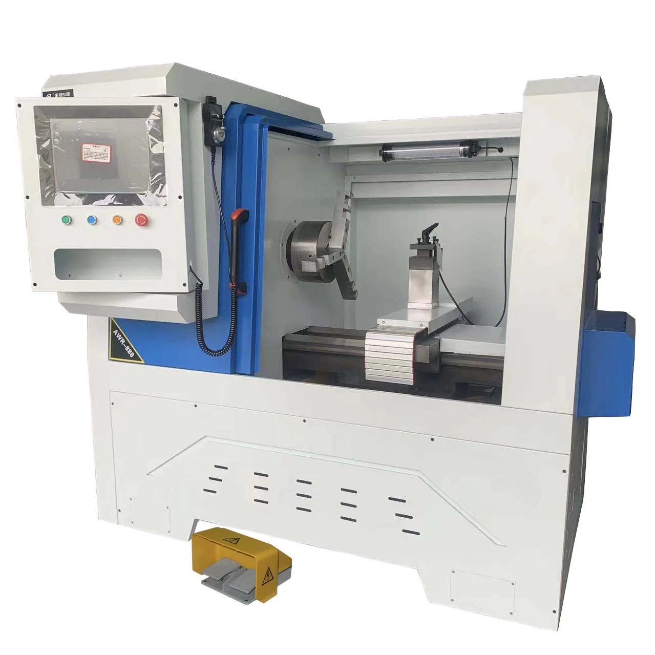 laser scanning Alloy Wheel Diamond Cutting lathe Repair Machine