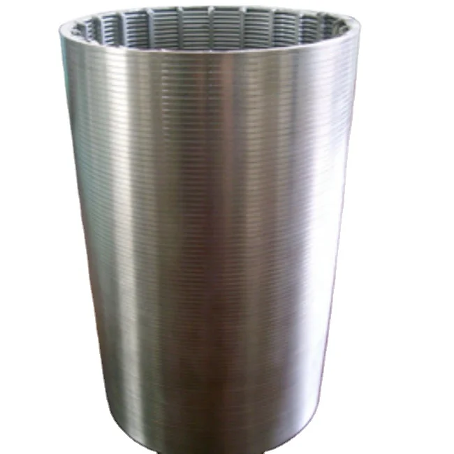50 100 micron 304 316L stainless steel wedge screen mesh johnson stainless steel screen