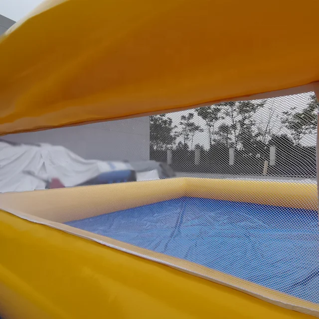 PVC Tarpaulin Air Seal Inflatable Portable Water  Volleyball Court  Custom Size Color LOGO