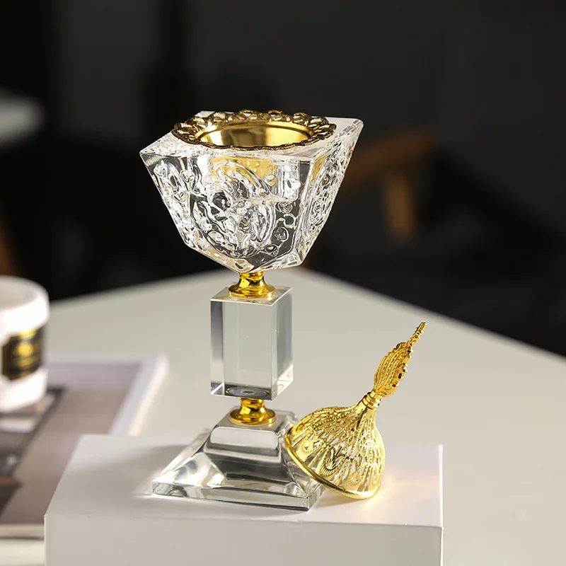 Factory direct supply custom crystal craft fashion simple Crystal Incense Burner