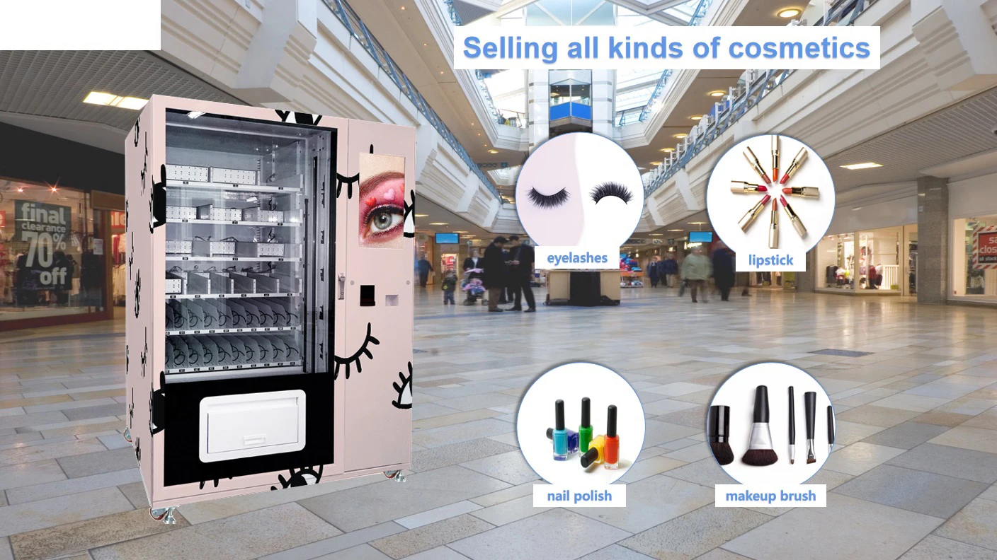 24 часа в сутки обслуживания собственной личности магазин ресницы торговый автомат красоты комбо пользовательские торговый автомат для продажи