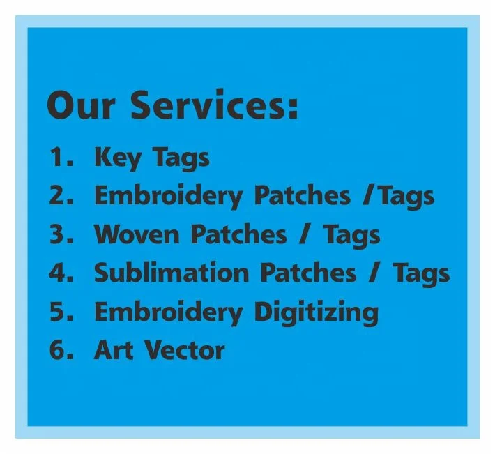 custom Embroidery  Patch for Clothing