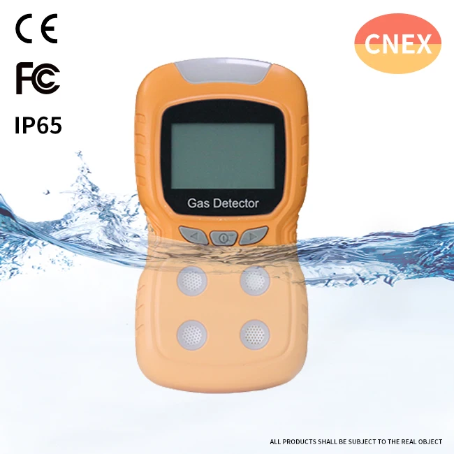 Handheld multi-detector gas analyzer with data recording and downloading functions