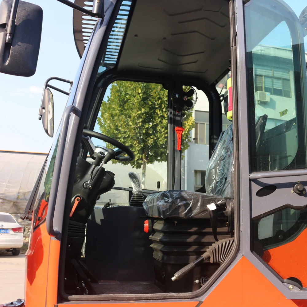 china big giant wheel loader 1 ton 2ton 3ton 4ton 5ton articulated wheel loader with  snow blower for sale