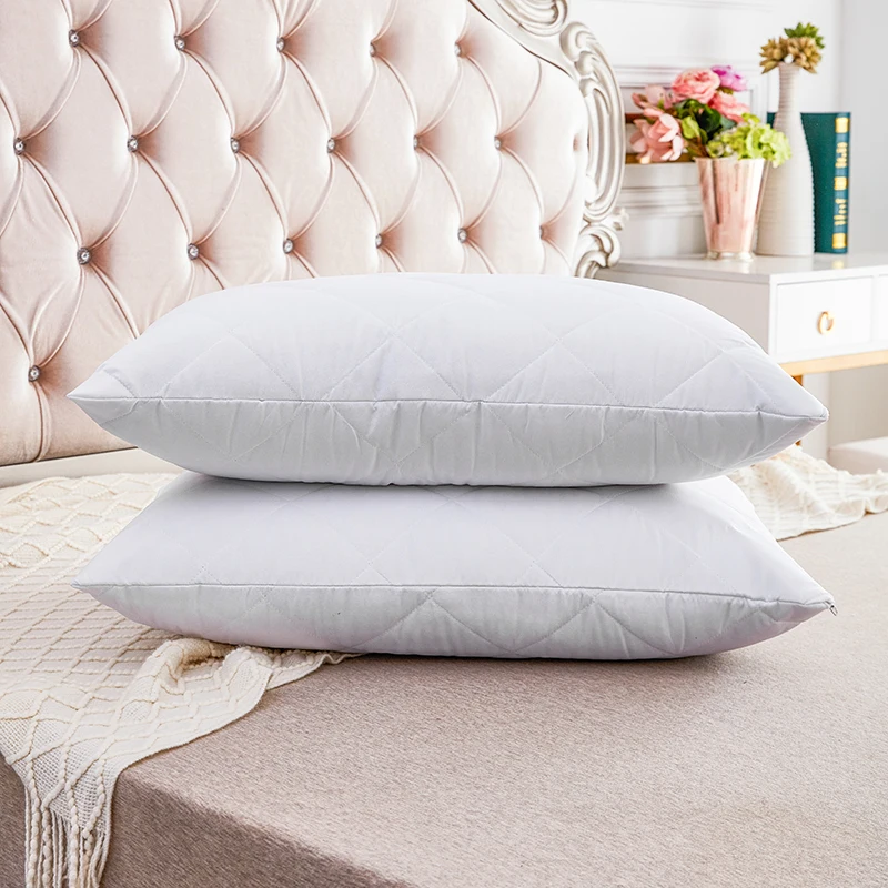 100% Waterproof Pillow Protector With Zipper Closure Zipped Quilted Pillow Cases