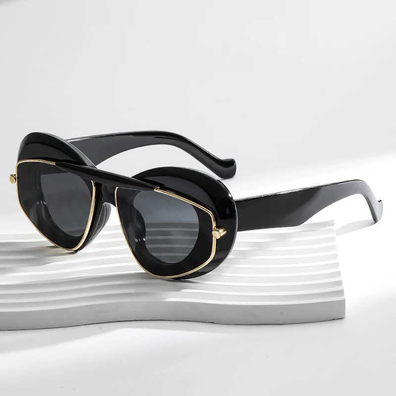 Солнцезащитные очки Lunettes De Soleil Pour Femmes 2024 солнцезащитные модные оптовая продажа женские