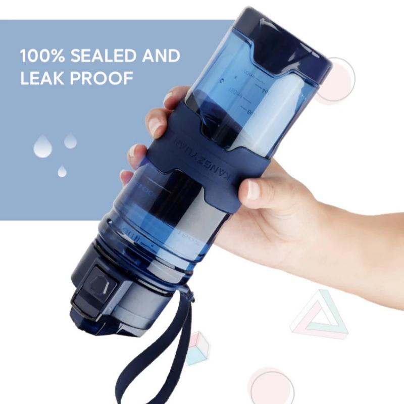 Custom 380Ml 500Ml 700Ml 1000Ml 1500Ml Tritan Plastic Kids Sport Gym Bottle Water With Flip Top Lid