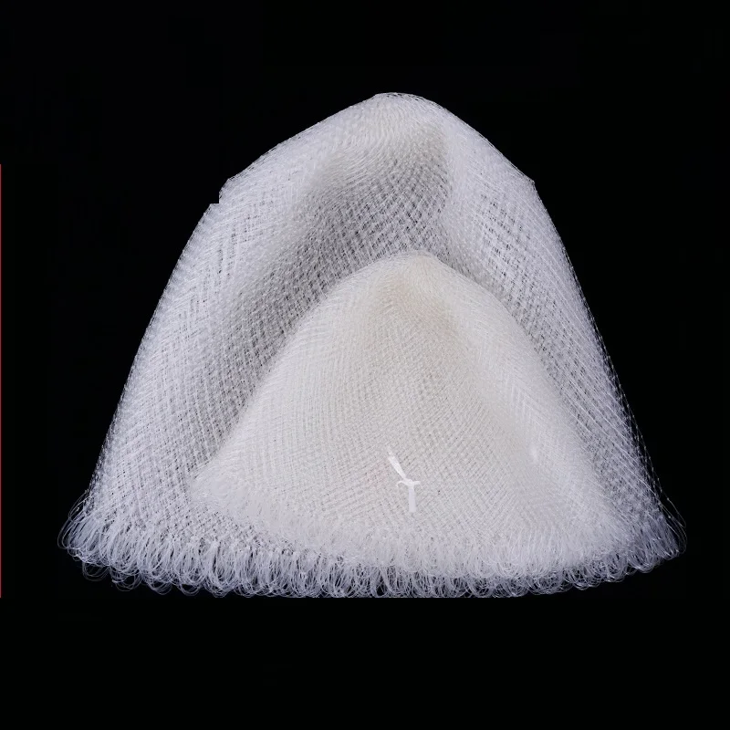 Round Frame Hand Made  Fishing Mesh Net Fish Catching Releasing Landing Net Head