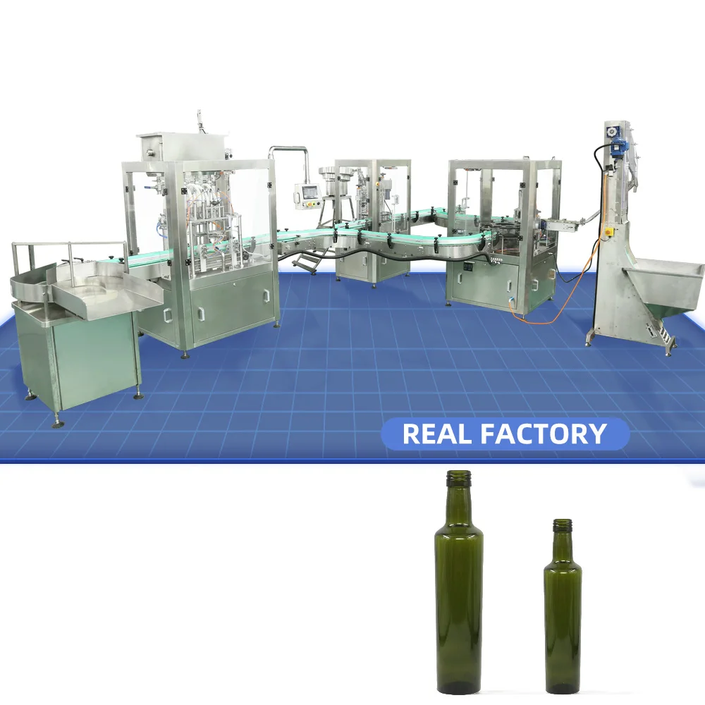 Automatic Round Taquila Blanco Whisky Wine Glass Round Square Bottle Filling Machine Capping Filler