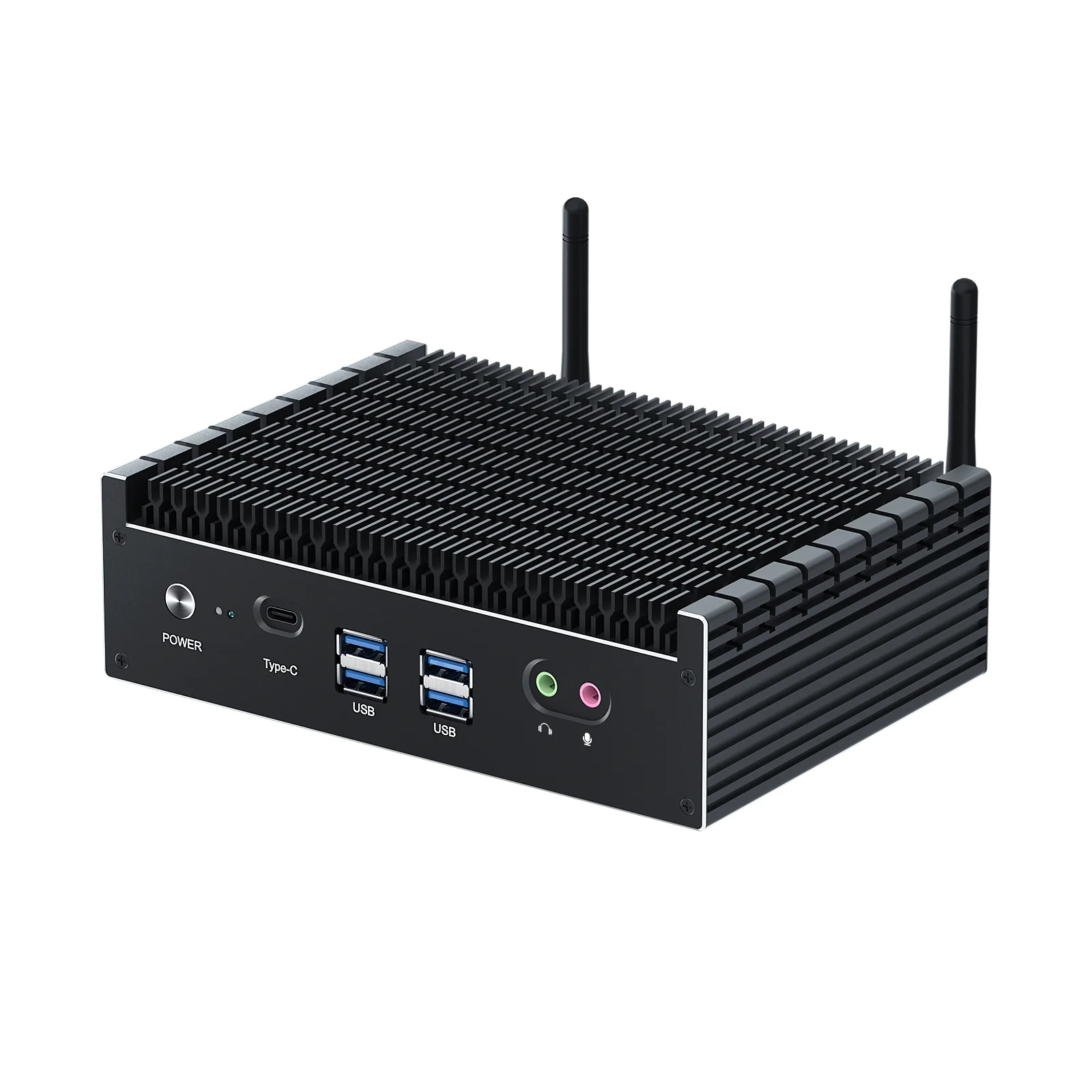 Fanless Mini PC 12th Gen Alder Lake 2.5G Intel i7 1255U i5 1235U Soft Router Firewall Appliance Industrial Mini Desktop Computer