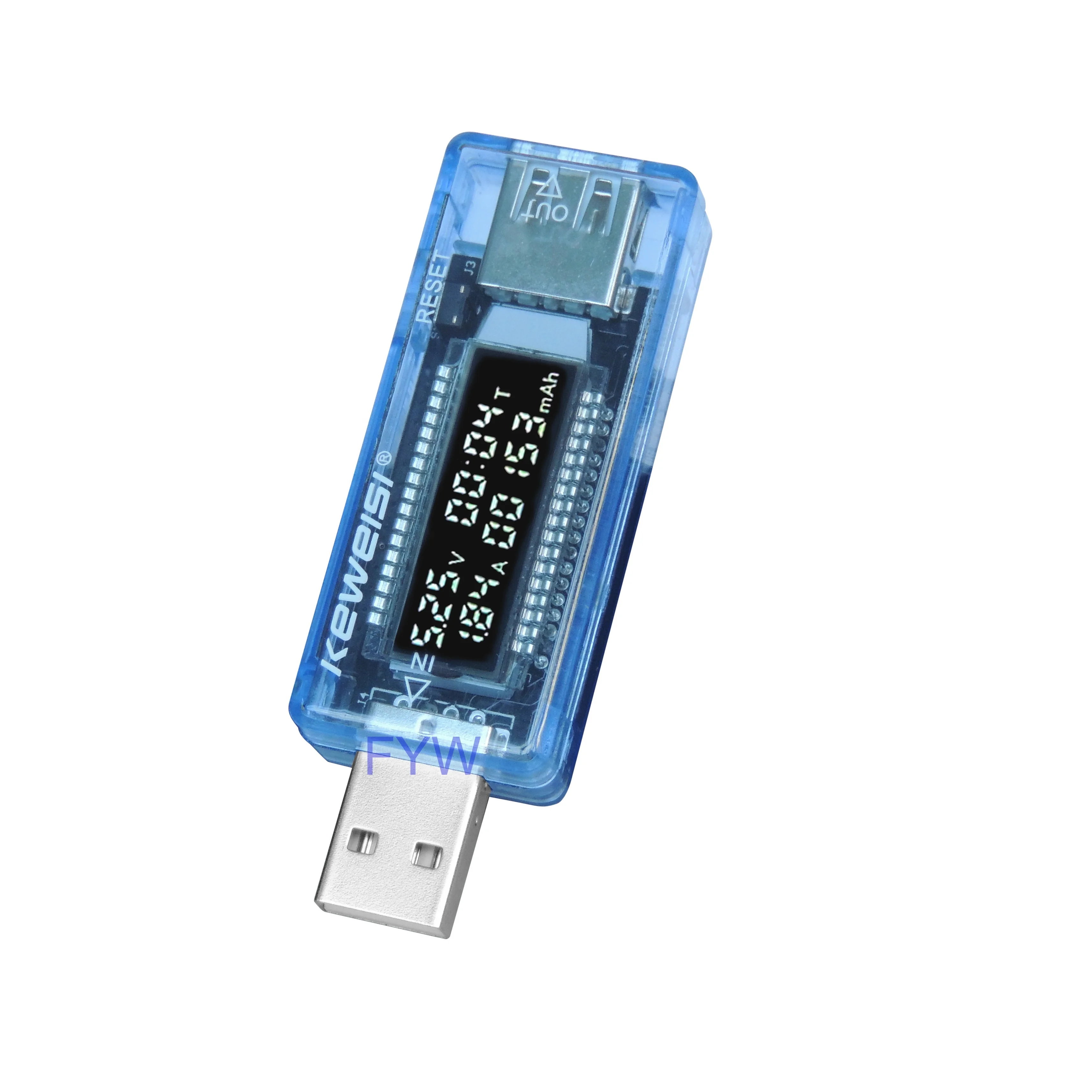 USB напряжение тока тестер 4V-20V цифровой мини-вольтметр KWS-V20 тока и напряжения, тестер