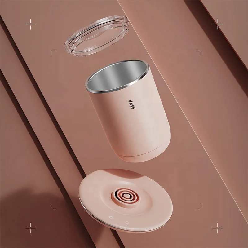 2021 new magnetic automatic stirrer heating mug warmer with heater