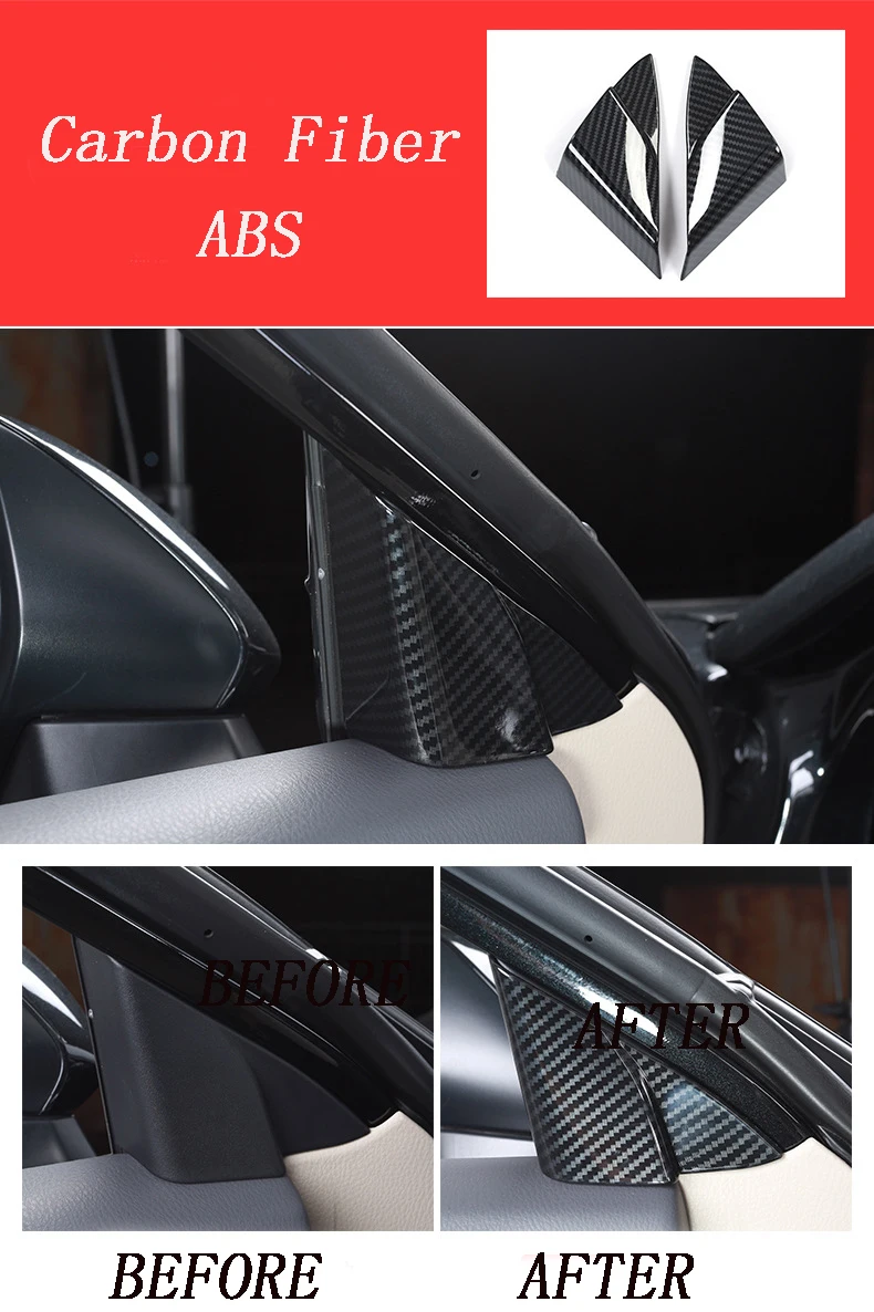 High Quality Auto Car Carbon Fiber Interior Panel Cover Protector Trim Body Kit Upgrade Accessories For Toyota Camry 2018-2023