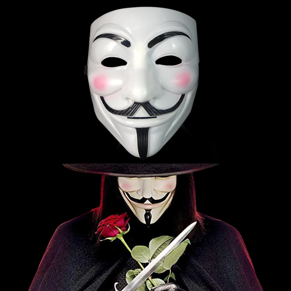 Halloween V Mask Costume Cosplay Anonymous Vendetta Master Mask For Halloween Cosplay