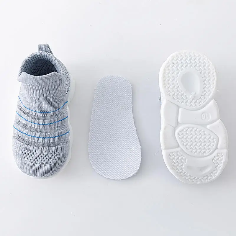 Baby Summer Mesh Solid Color Footwear Non-slip Boys Girls Toddler Baby Shoes Soft Sole Walking Toddler Sports Daily Casual Shoes