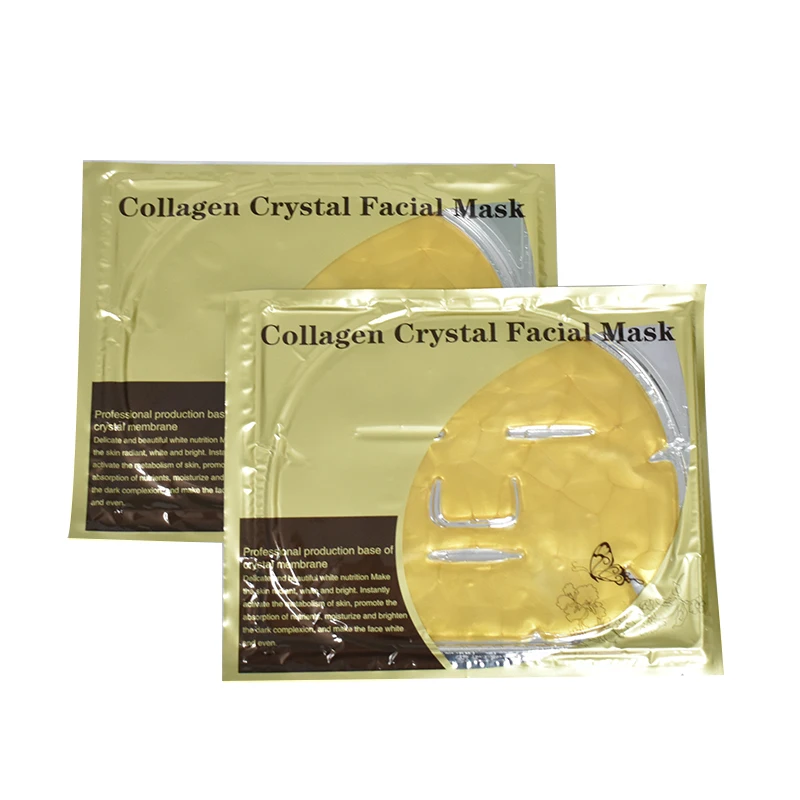 China Manufacturer OEM Face Care Non-toxic 24k Gold Collagen Crystal Face Mask
