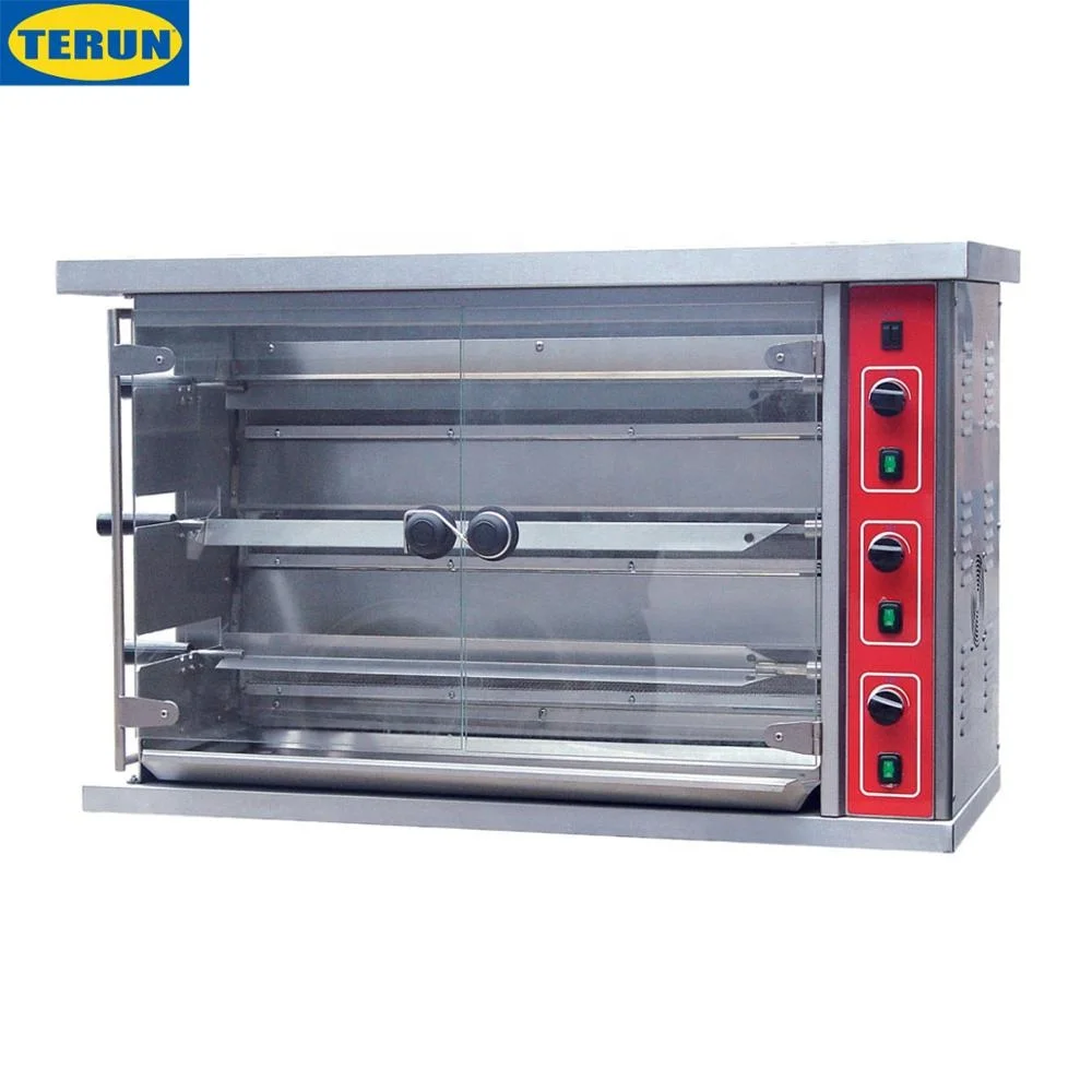 TARZAN Hot Sale Commercial High Temperature Resistance Glass Charcoal Grilled Chicken Turkey Lamb Duck Roasting Oven/Roaster