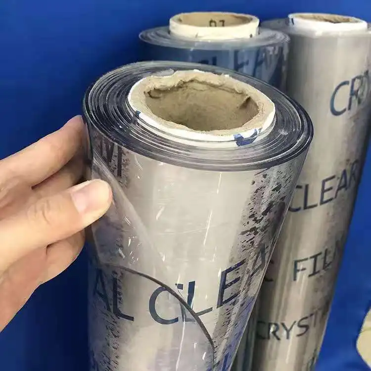 Pvc Film Plastic Packing Roll Factory Price Transparent 8mm Plastic Moisture Proof Packaging Film Holographic Film Rigid Lito-1