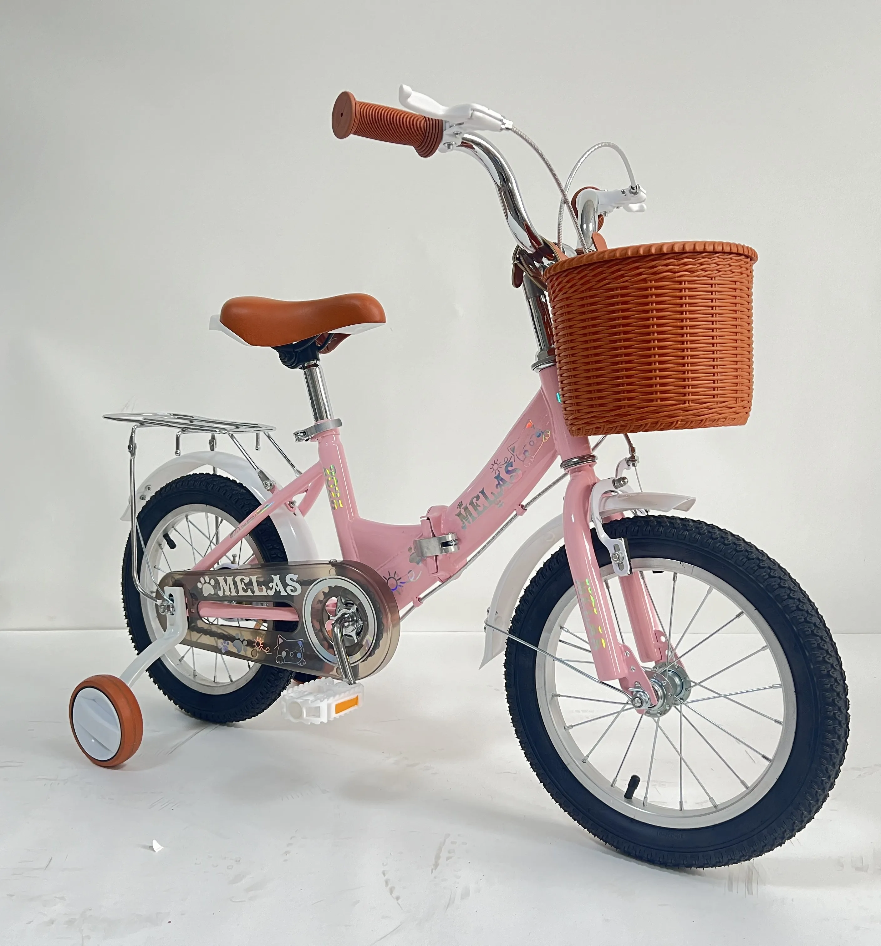Most Popular Kids Bicycle Beautiful Bike for Girls 3-12 Years Old Best Christmas Gift with Steel Fork and Ordinary Pedal