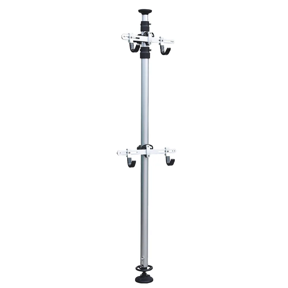 2pcs Bicycle Repair Rack Height Adjustable Stand with Hooks Retail Store Workshop Tool Bike Display Stand