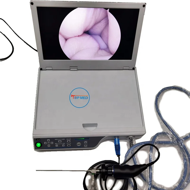 Portable endoscope camera with monitor, LED light source & HD Recorder, Medical portable endoscopy camera