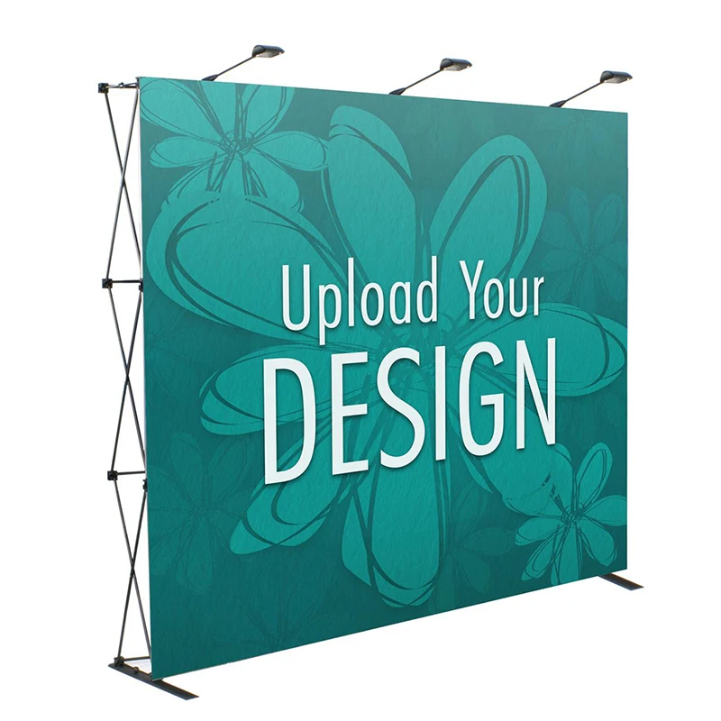 Cheap Price 10 x 10 Roll Up Banner Outdoor Pvc Fabric Backdrop Stand Advertising Popup Display