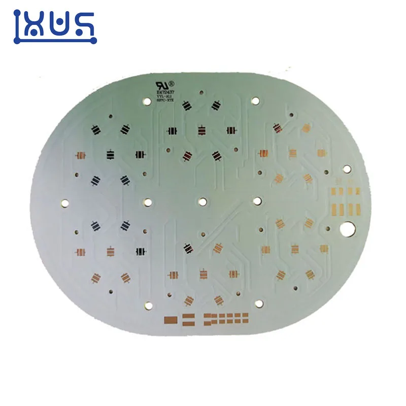 MCPCB светодиодная печатная плата на основе алюминия производит дизайн электрические схемы поверхностного монтажа светильник PCB обратный инженерные