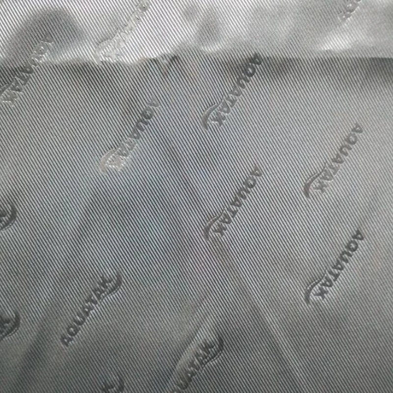 anti static 210T embossed polyester fabric with customize logo