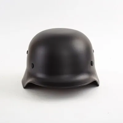  Стальной шлем M35 из чистой стали для верховой езды немецкий кино и