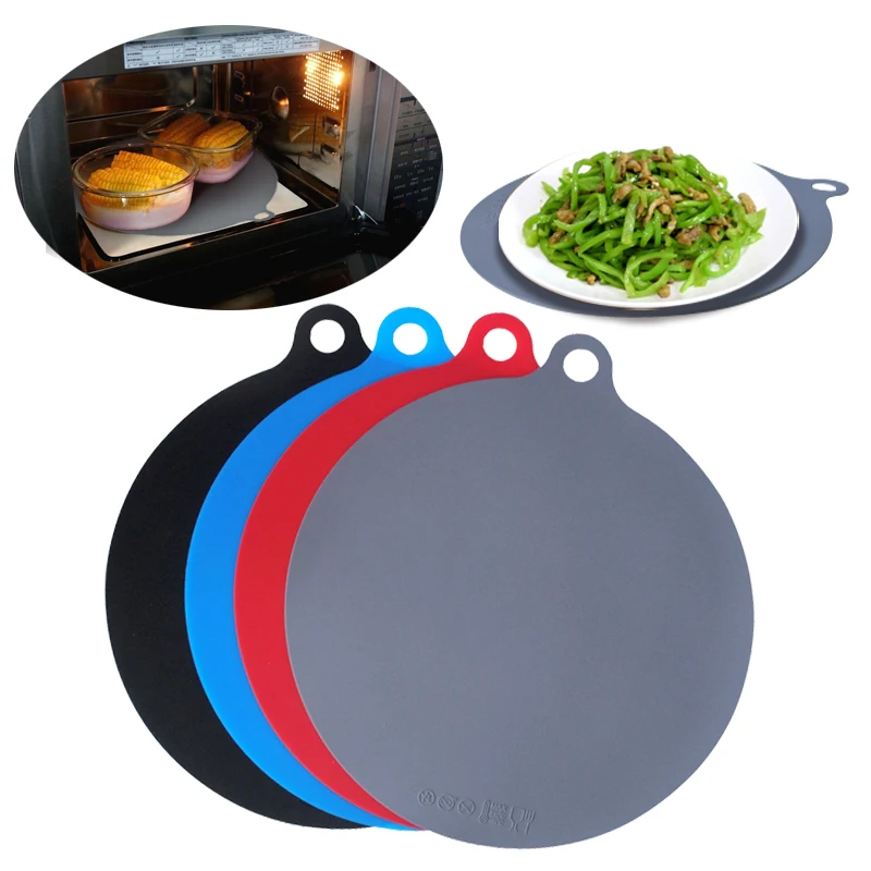 Multifunctional household round silicone tableware mat kitchen baking