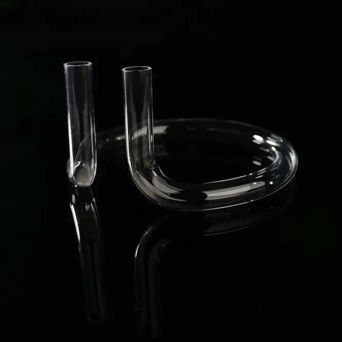 Clear Fused Quartz borosilicate Glass Tube