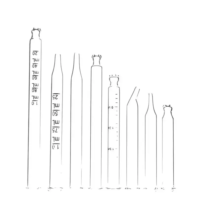 18-410 Plastic Tamper Evident Dropper With Glass Pipette For Cosmetics Essential Oil Bottles