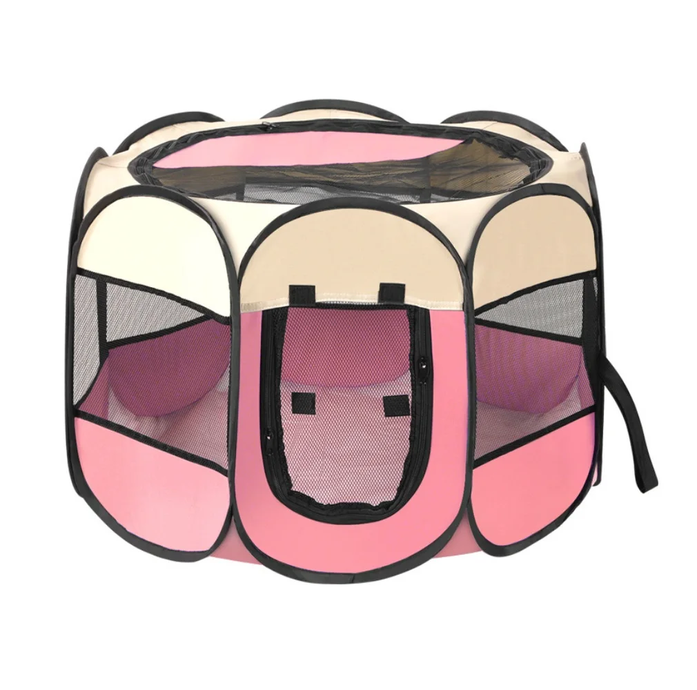 Portable Pet Playpen Multipurpose Dog Playpen Folding pet Tent Panels For Indoors Outdoors Games