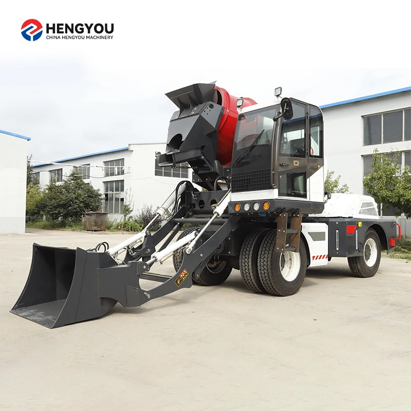 mobile concrete batching plant price  ready mix Self Loading mobile Concrete Mixer