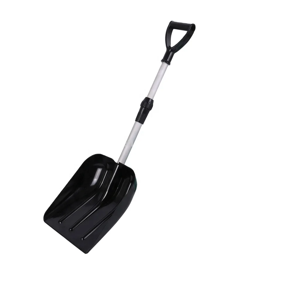 Lightweight Emergency Car Snow Shovel with D-Grip and Durable Aluminum Handle