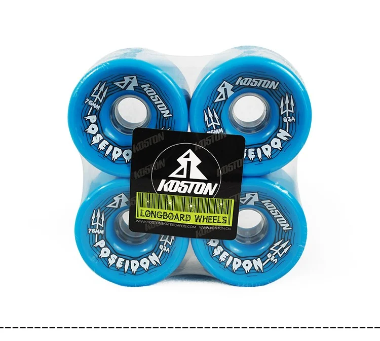 KOSTONwholesale 83a 76mm PU oem custom downhill big Longboard Wheels For Cruising