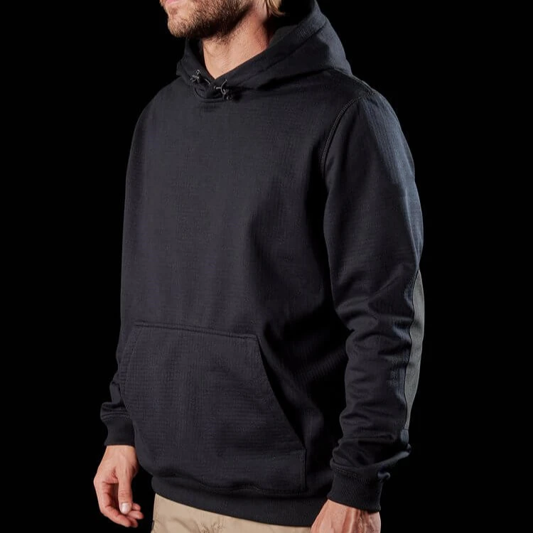 
 Private Label Hoodies Custom Logo Black Workwear Casual Work Hoodie  