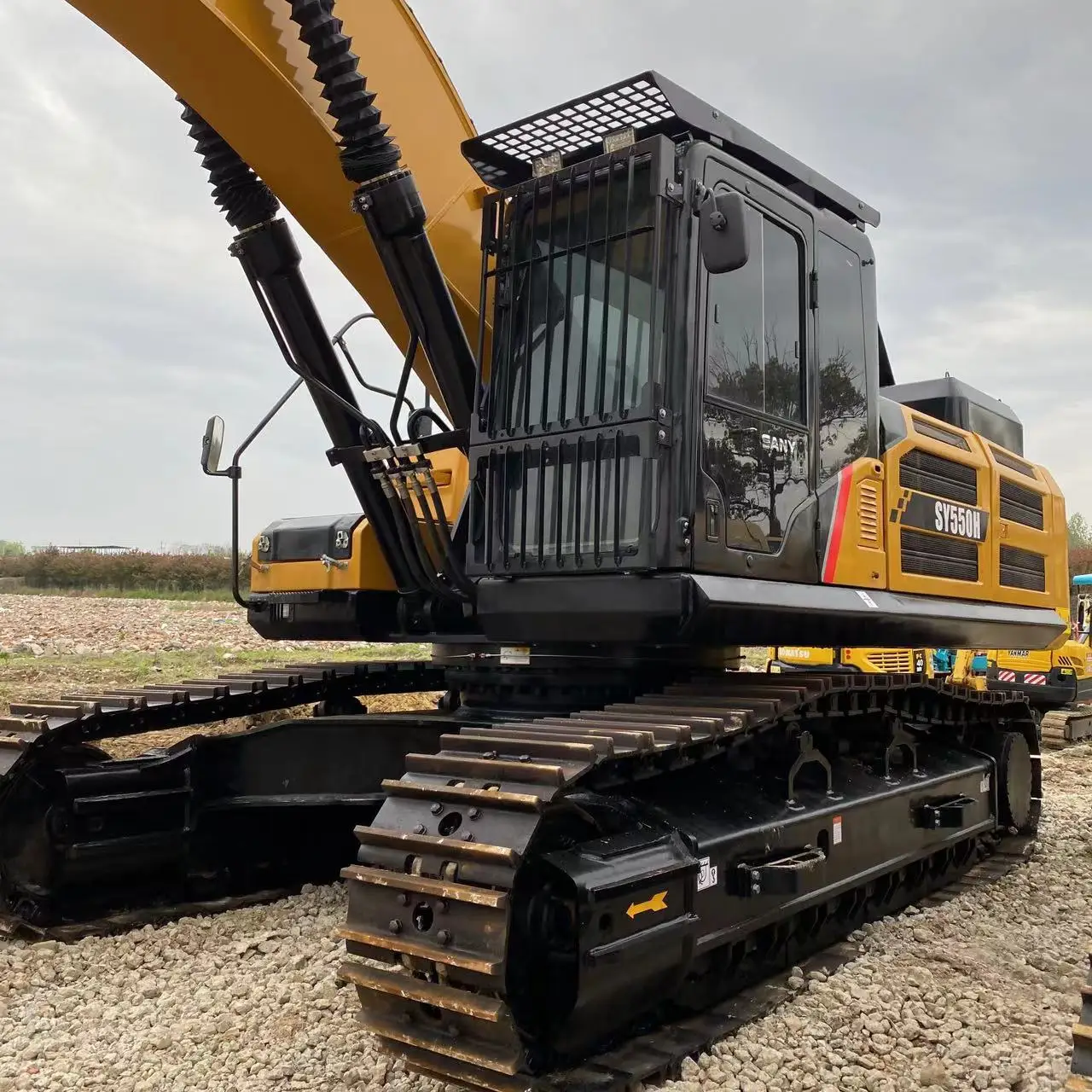 low loss in stock original SANY SY550H excavator In good condition Secondhand SY550H digger Short working hours
