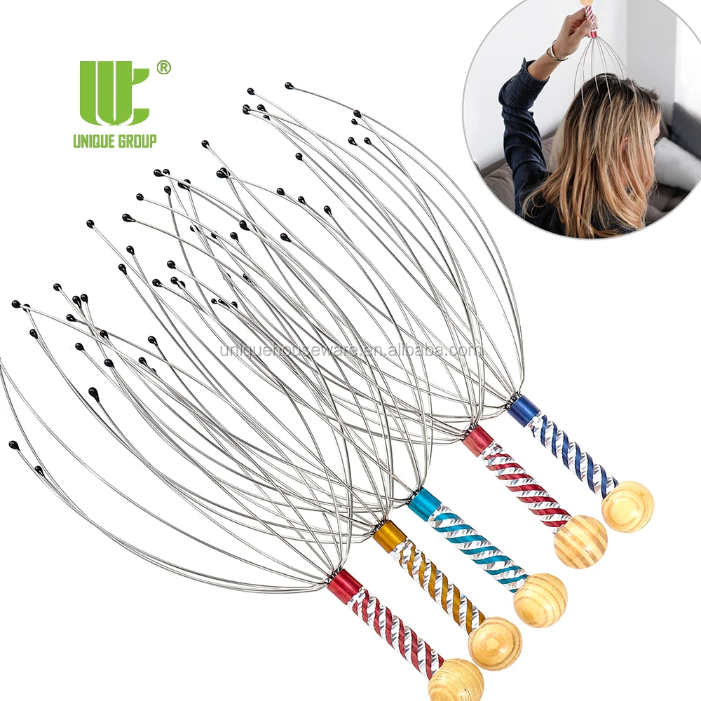 Small Quantity Support Handheld Head Massage Tingler Deep Relaxation Stress Reduction Stimulation Hair Scalp Neck Head Massager