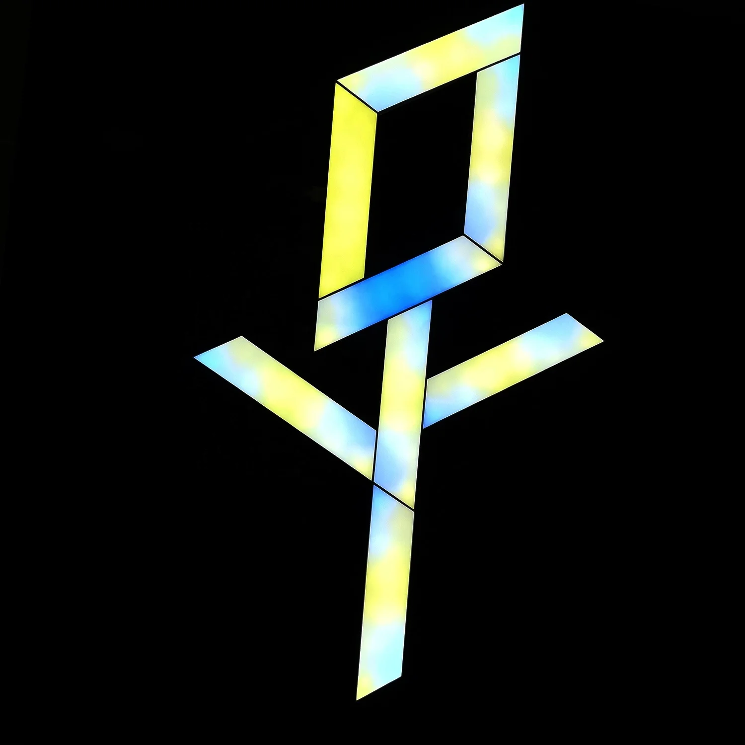 2021 new idea product beautiful rainbow-like color spliceable light night for home decoration gaming