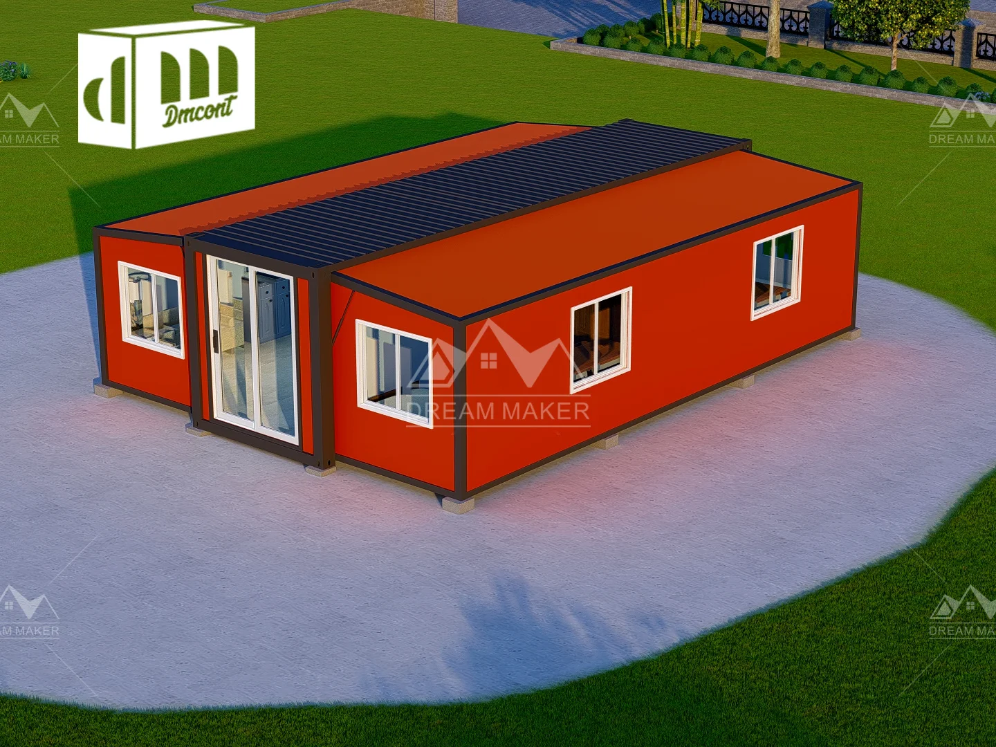 Dreammaker, крошечный дом, контейнерный отель, курортный дом, сборные дома 40 футов, передвижные, легко складные, современные, Роскошные, для виллы, контейнерного салона