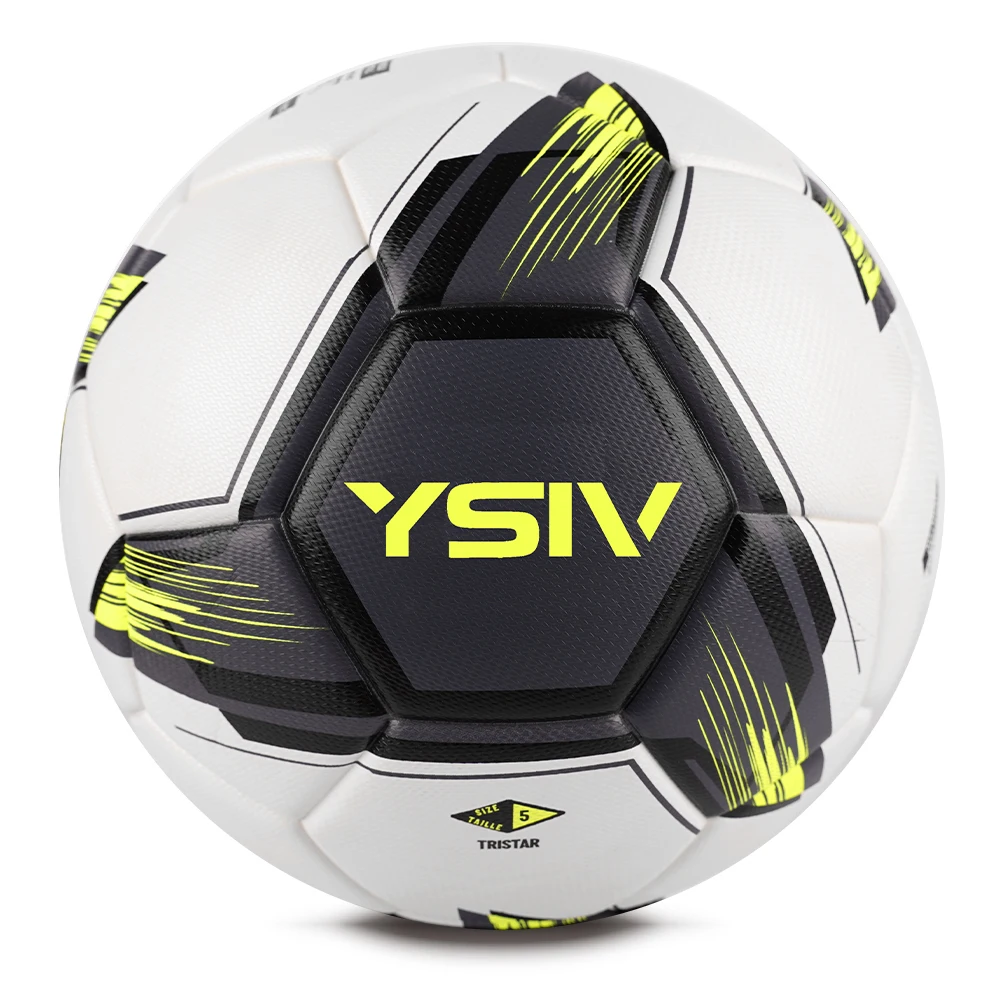 2024 Custom PU Leather Soccer Ball Size 5 Thermal Bonded Competition Football Professionally Crafted by Hot Selling Product