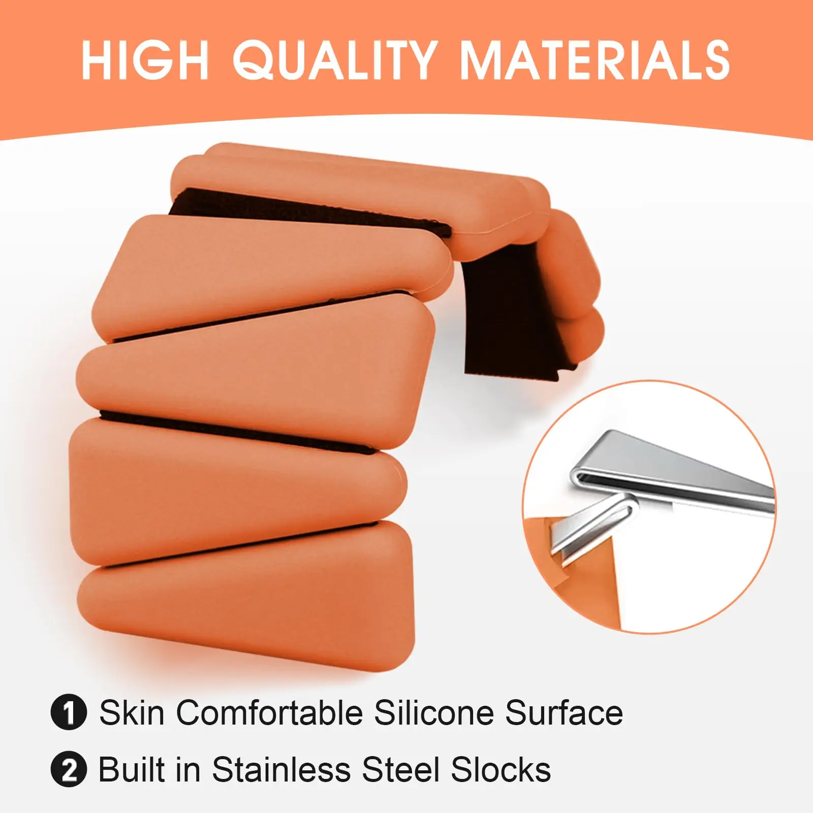 MKAS 2Lb Resistance Training Adjustable Iron Bar Ankle Wrist Weight Bands Cuff Exercise Weights Ankle Wrist