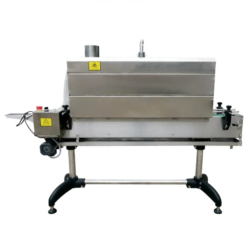 Automatic steam label bottle heat shrink packing machine
