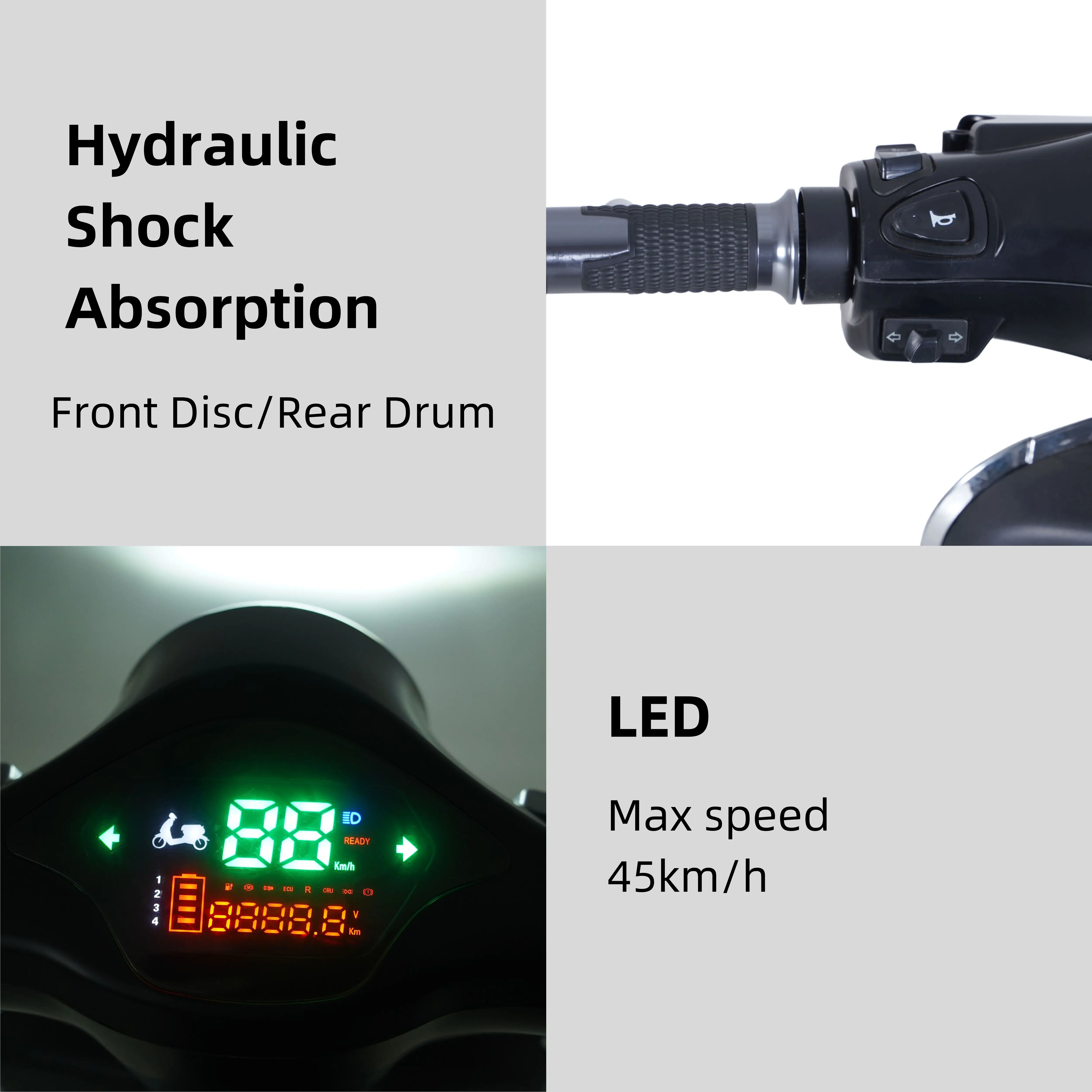 Mifun Wholesale China 60V 20AH City Electric Motorcycles Motorbike Scooter Moped For Adults