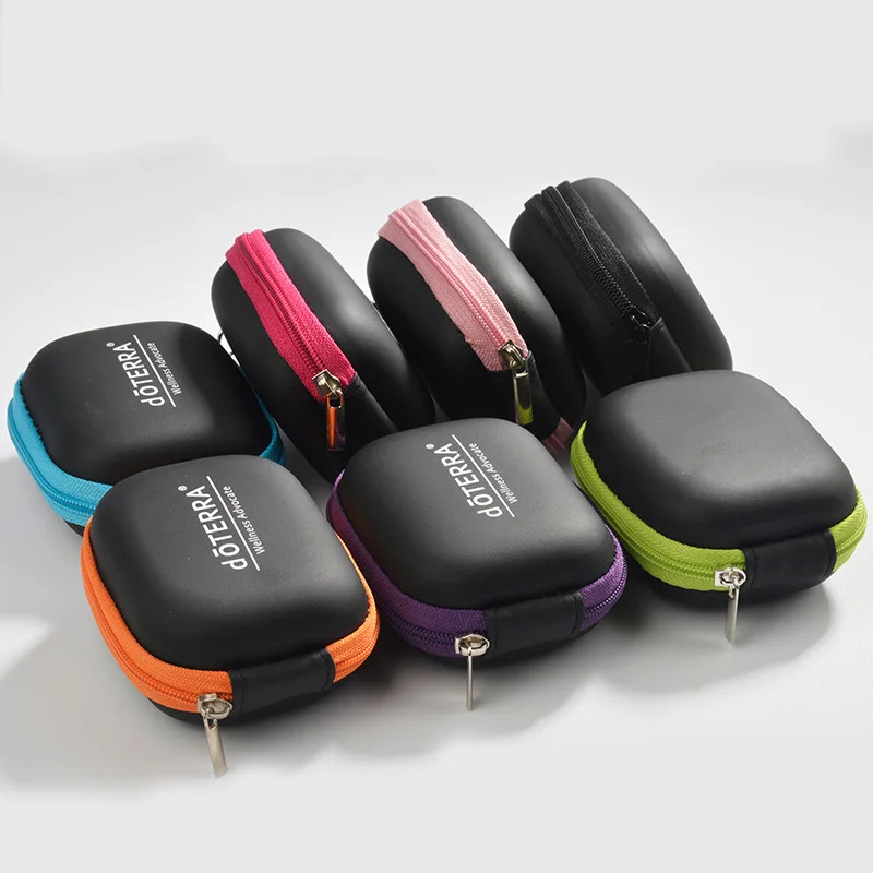 OEM Hard Shell 6 Bottle Essential Oil Bag EVA Travel 5ml Essential Oil Bottle Carrying Case Cosmetics