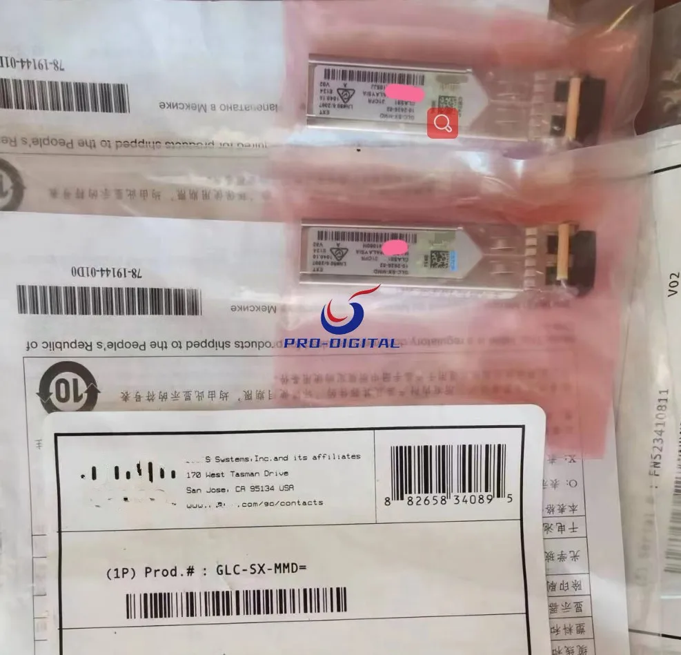 Hot sale New 1000BASE SFP 850nm 550m LC MMF Transceiver Module GLC-SX-MMD= ready to ship