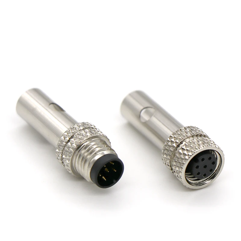 Соединитель для связывания M5 M8 M12 M16, водонепроницаемый круглый соединитель m8, 4 контакта, 6 контактов, круглый водонепроницаемый пластиковый соединитель pcb