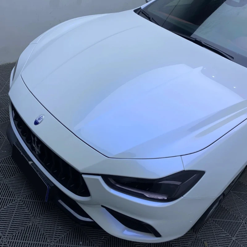 Custom White Turns Blue Self Healing TPU Color Changing Film Car Wrapping Film Color PPF Paint Protection Film Color Change Foil